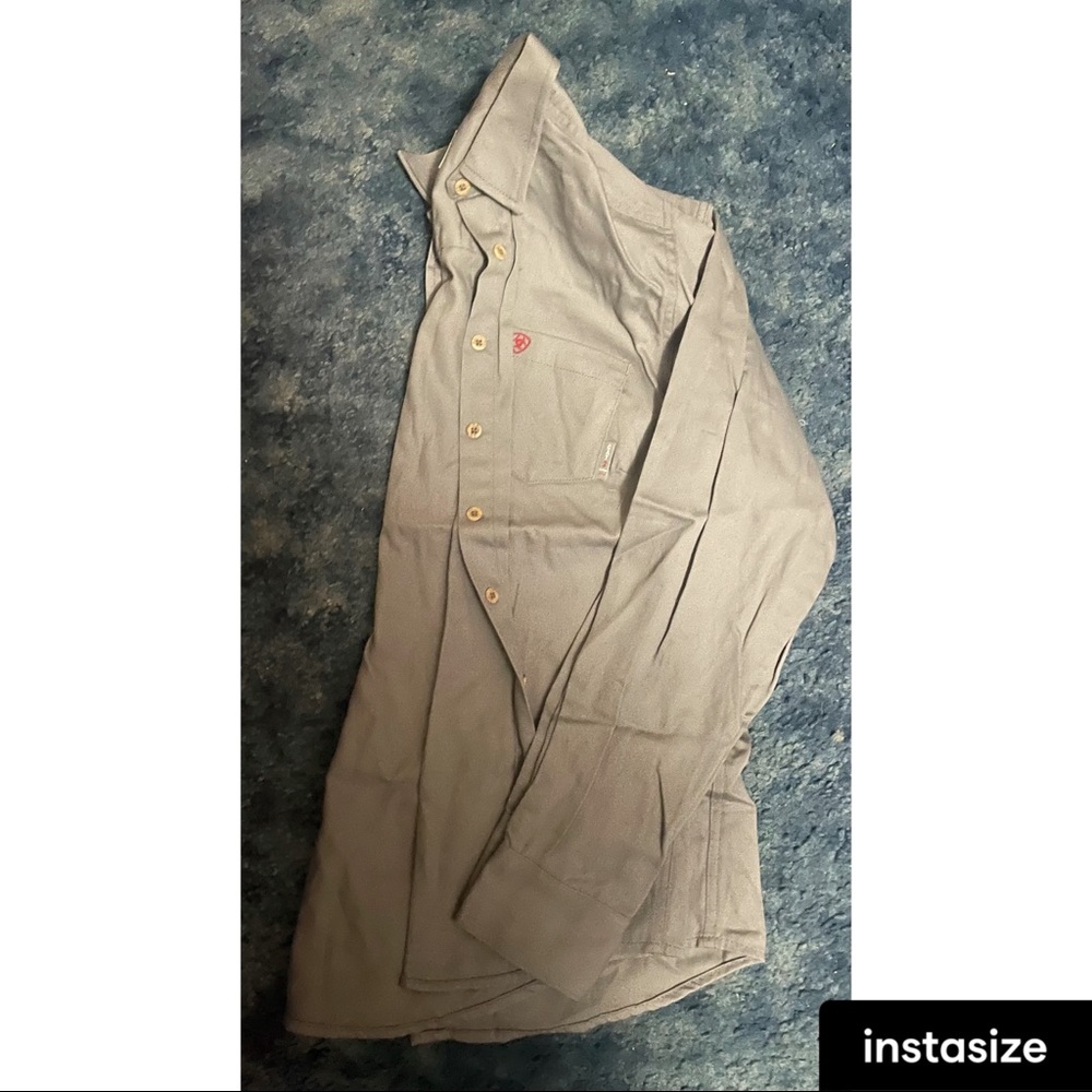 ARIAT FR BUTTON UP